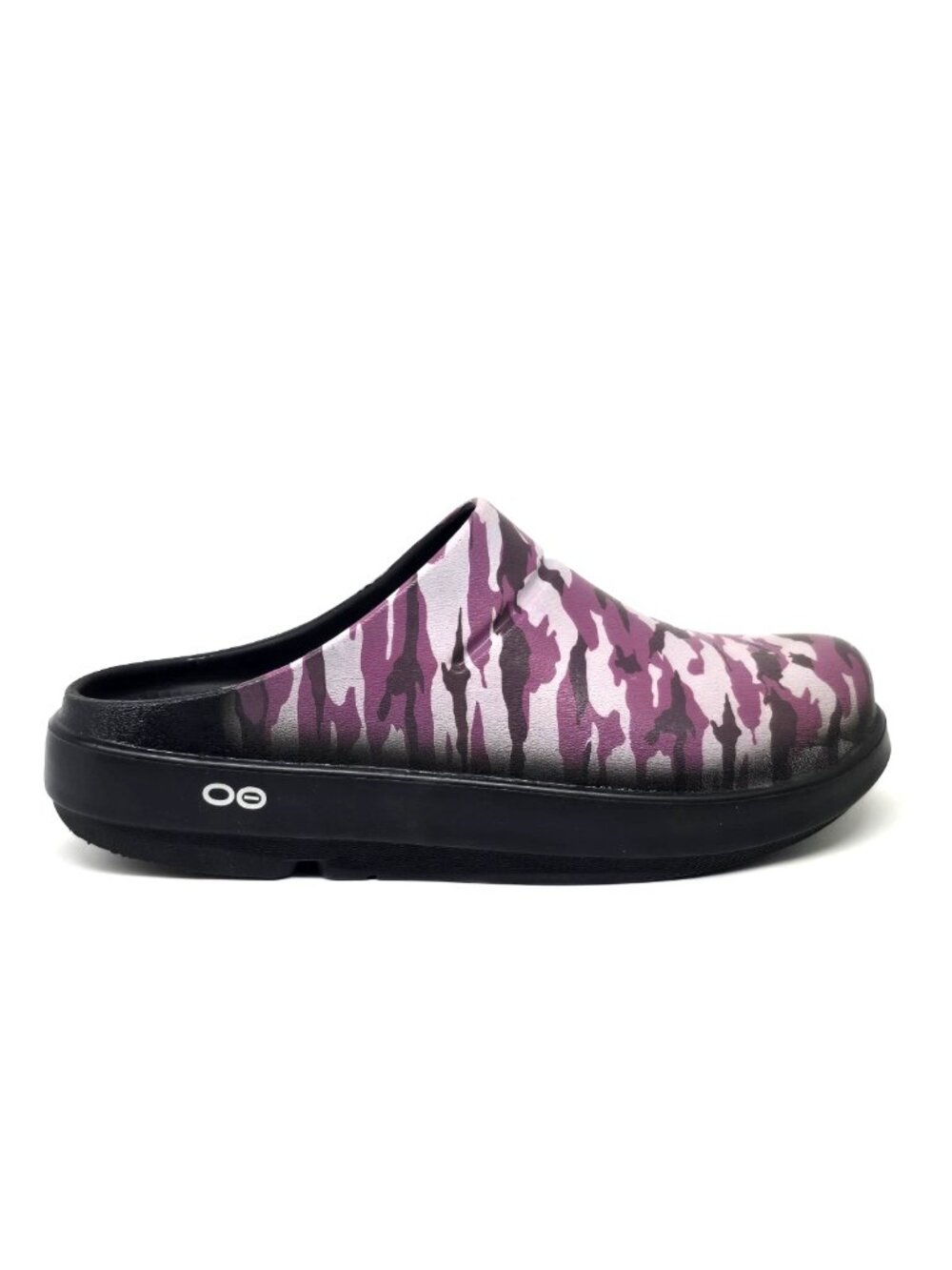 OOFOS OOcloog Limited Edition Purple Camo Clogs Women's Size 8 Unisex - Picture 8 of 12